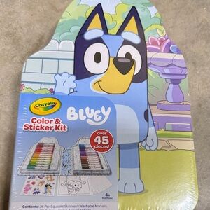 Crayola Bluey Color & Sticker Kit with Washable Markers